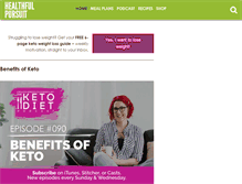 Tablet Screenshot of healthfulpursuit.com